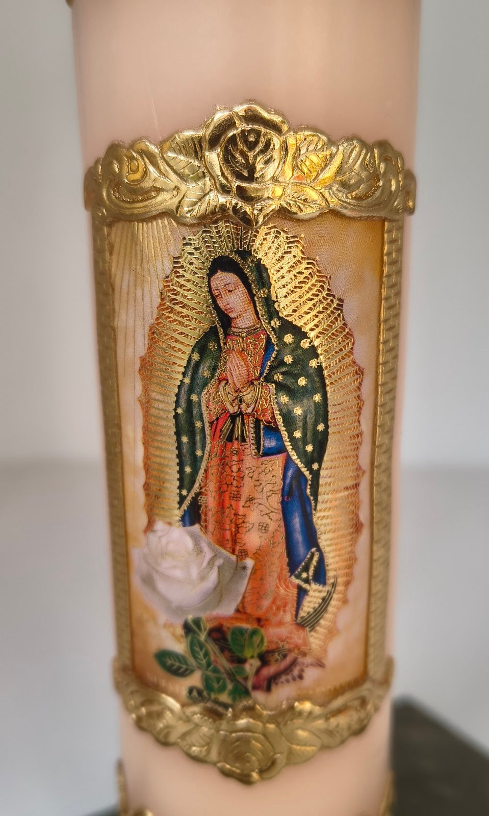 Cirio Devocional Virgen de Guadalupe Mod. 02