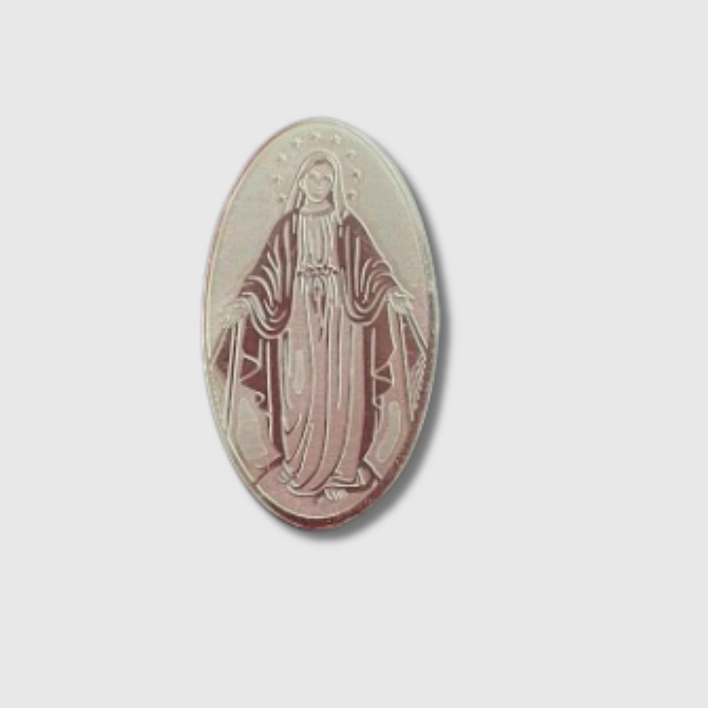Adhesivo metálico Medalla Milagrosa
