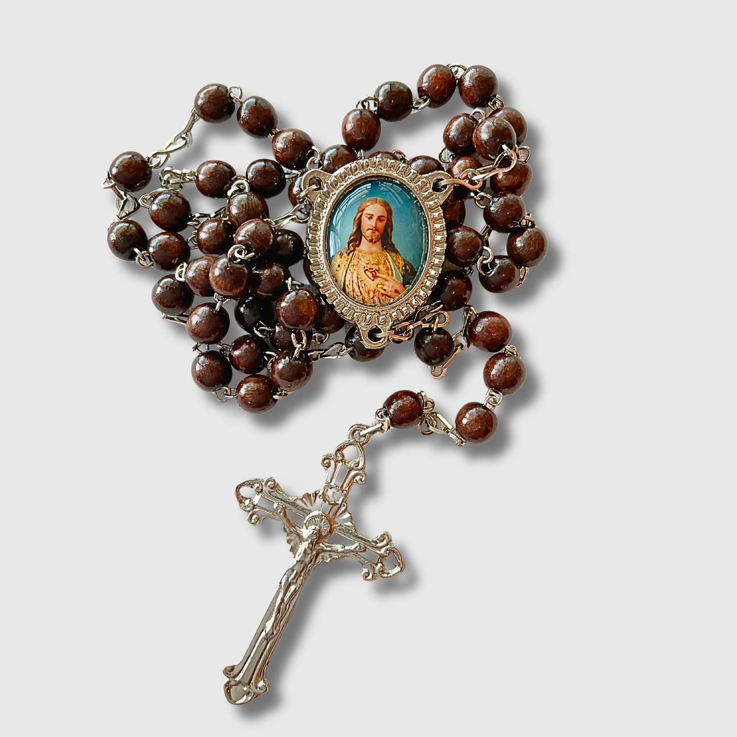 Devocionario + Rosario de Madera