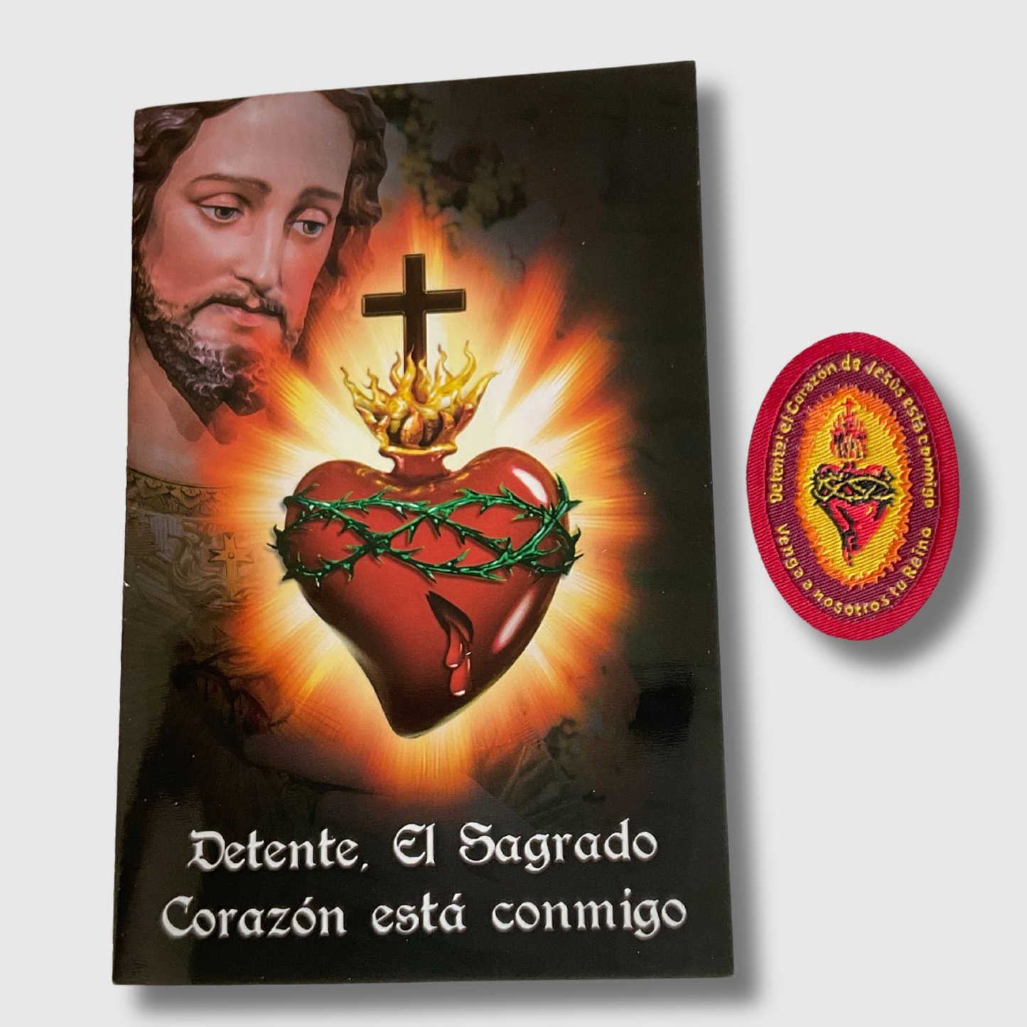 Detente del Sagrado Corazón de Jesús + Folleto