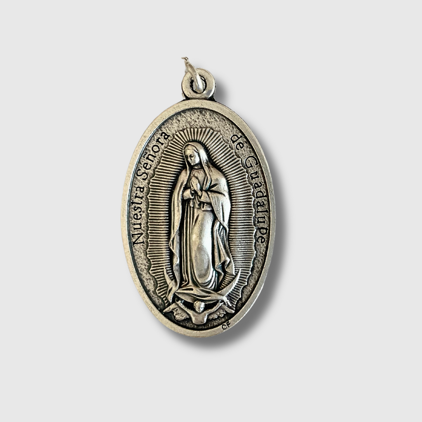Medalla italiana Virgen de Guadalupe.