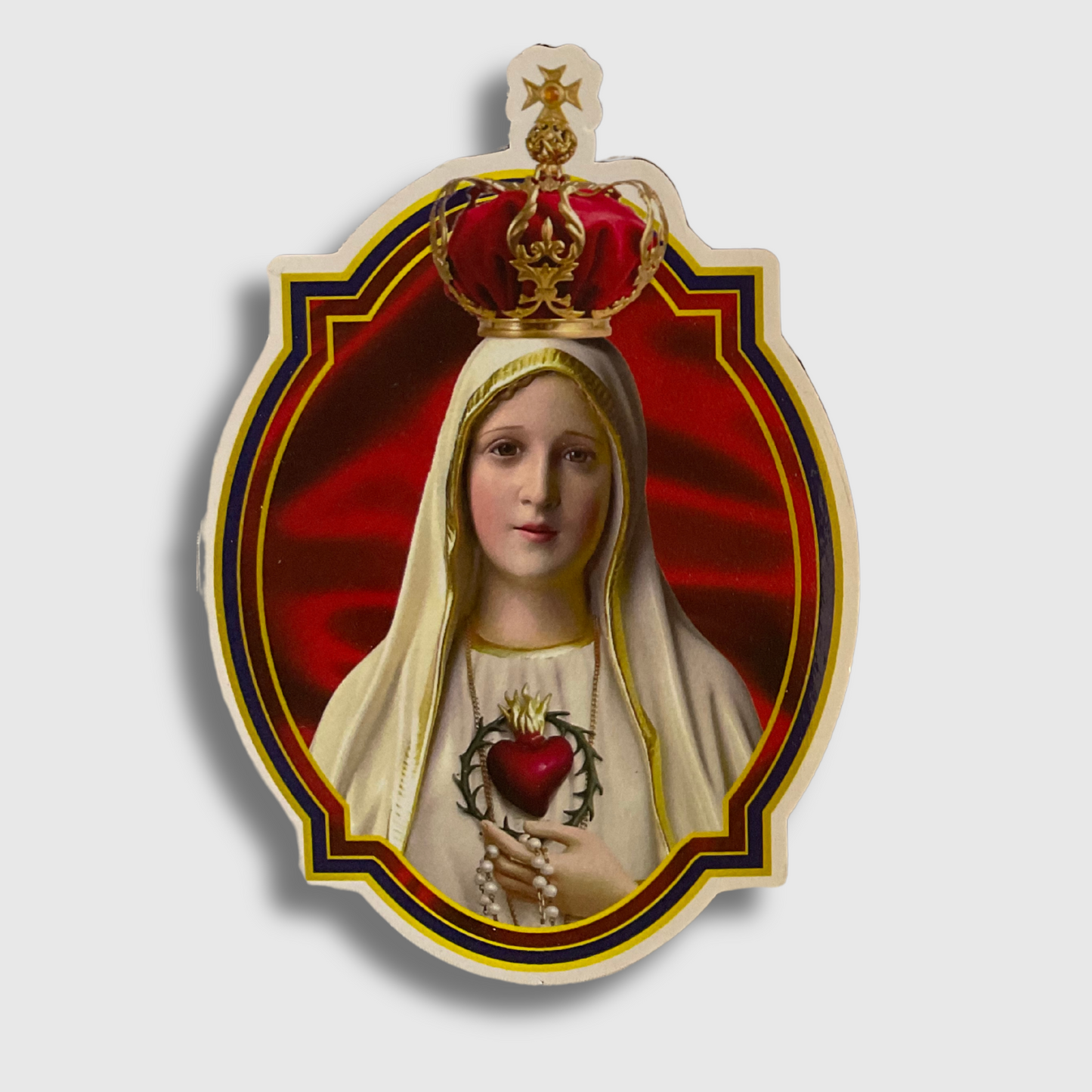 Iman medallón Virgen de Fátima.