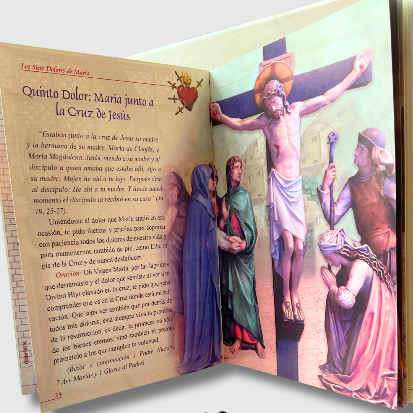 Libro Siete Dolores de la Virgen
