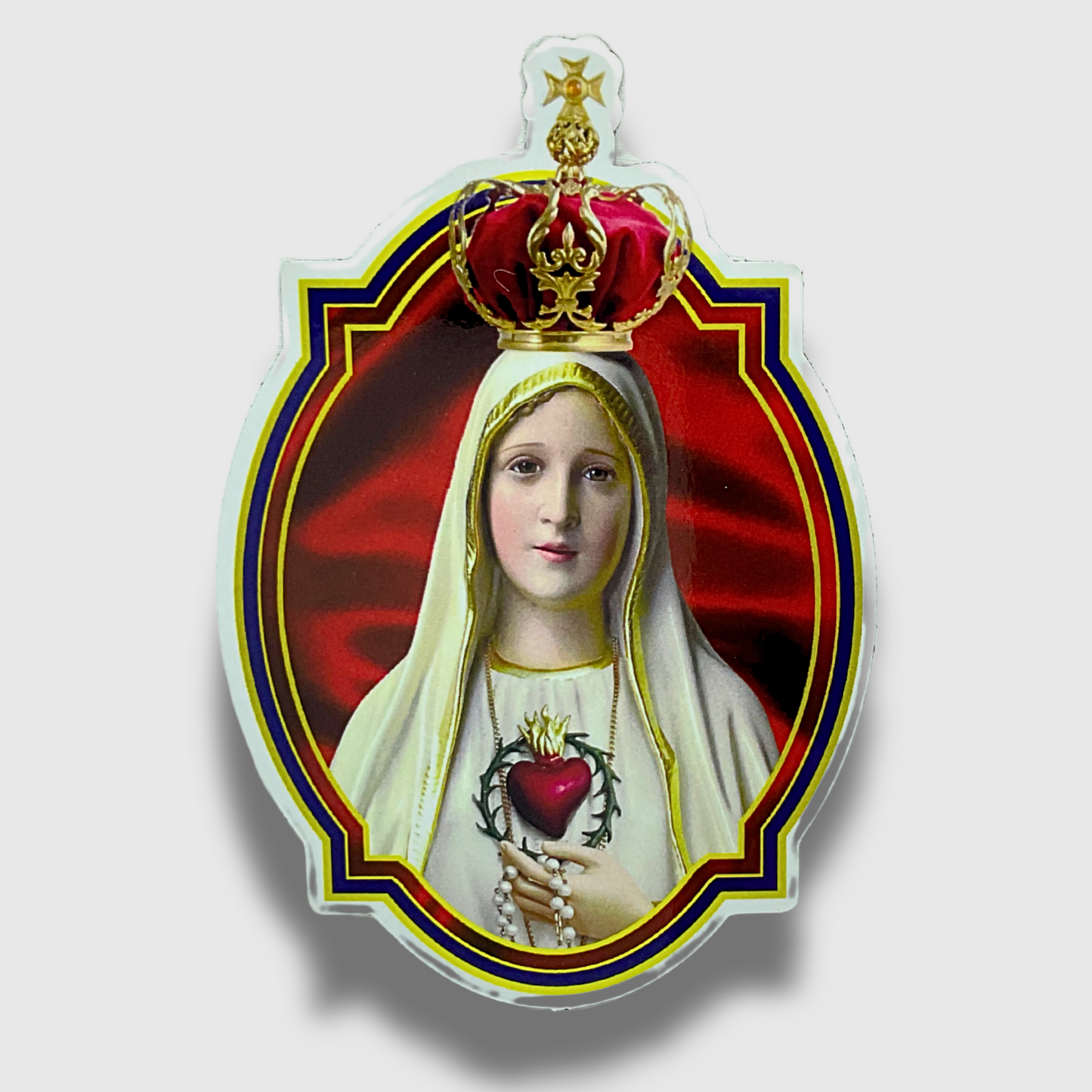 Iman medallón Virgen de Fátima.