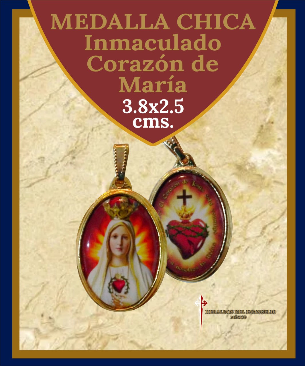Small Medal of the Immaculate Heart of Mary