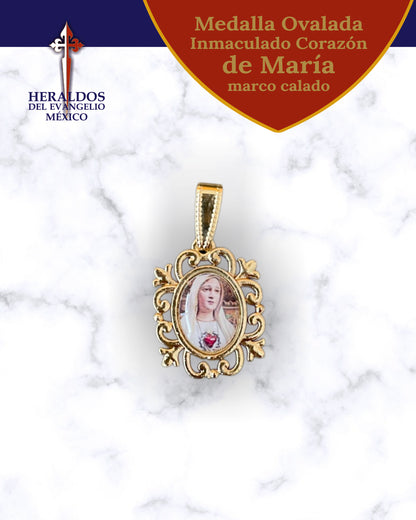 Medalla Virgen de Fátima. (Pequeña)