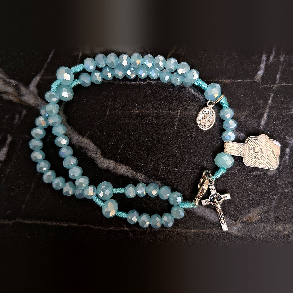 Pulsera Rosario Dona #6 San Judas Tadeo