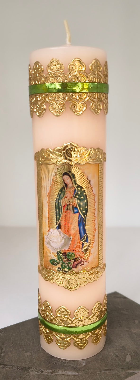 Cirio Devocional Virgen de Guadalupe Mod. 02