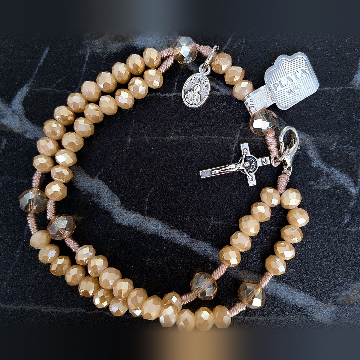 Pulsera Rosario Dona #6 San Judas Tadeo