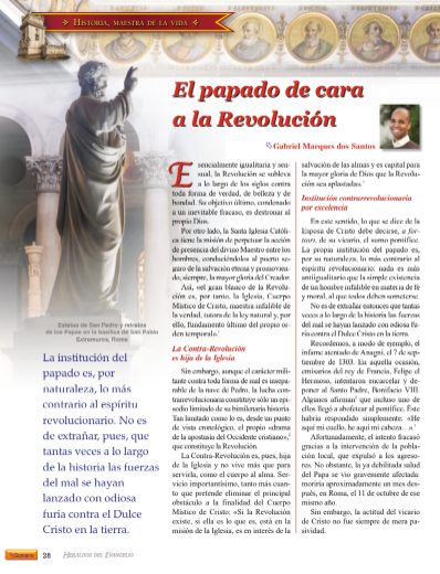 Revista Heraldos del Evangelio (suscripción anual)