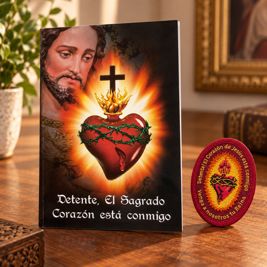 Detente del Sagrado Corazón de Jesús + Folleto
