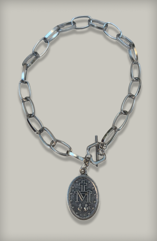 Esclava con Medallita milagrosa, con Broche en T