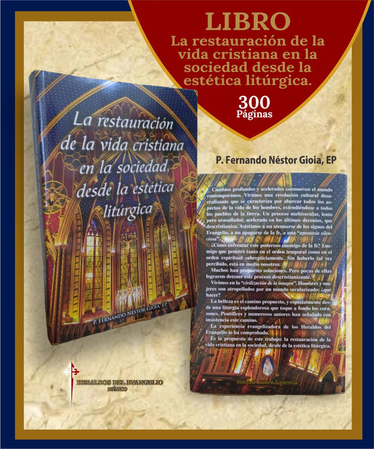 Libro "La Restauración de la vida cristiana en la sociedad desde la estética litúrgica"