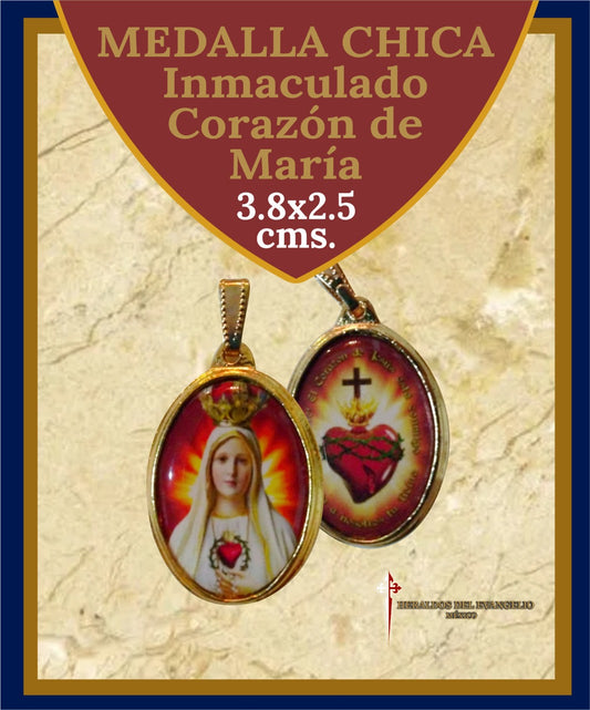 Medalla pequeña Inmaculado Corazón de María