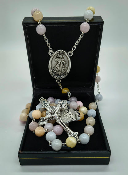 Rosario Jade #8 Rosado Virgen de Guadalupe