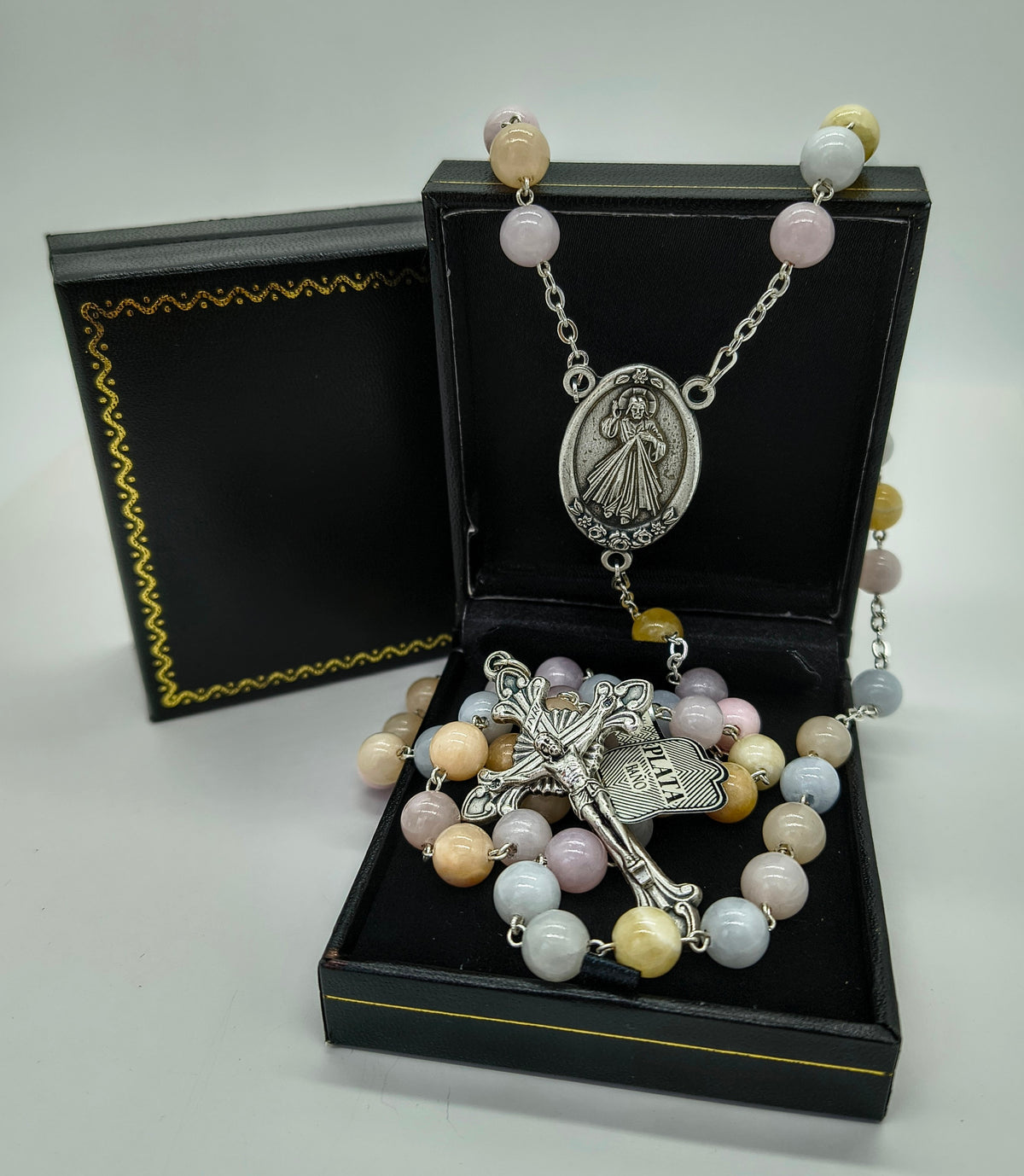 Rosario Jade #8 Rosado Virgen de Guadalupe