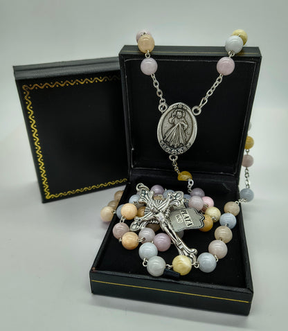 Rosario Jade #8 Rosado Virgen de Guadalupe