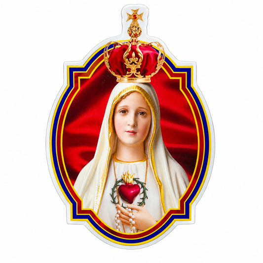 Iman medallón Virgen de Fátima.