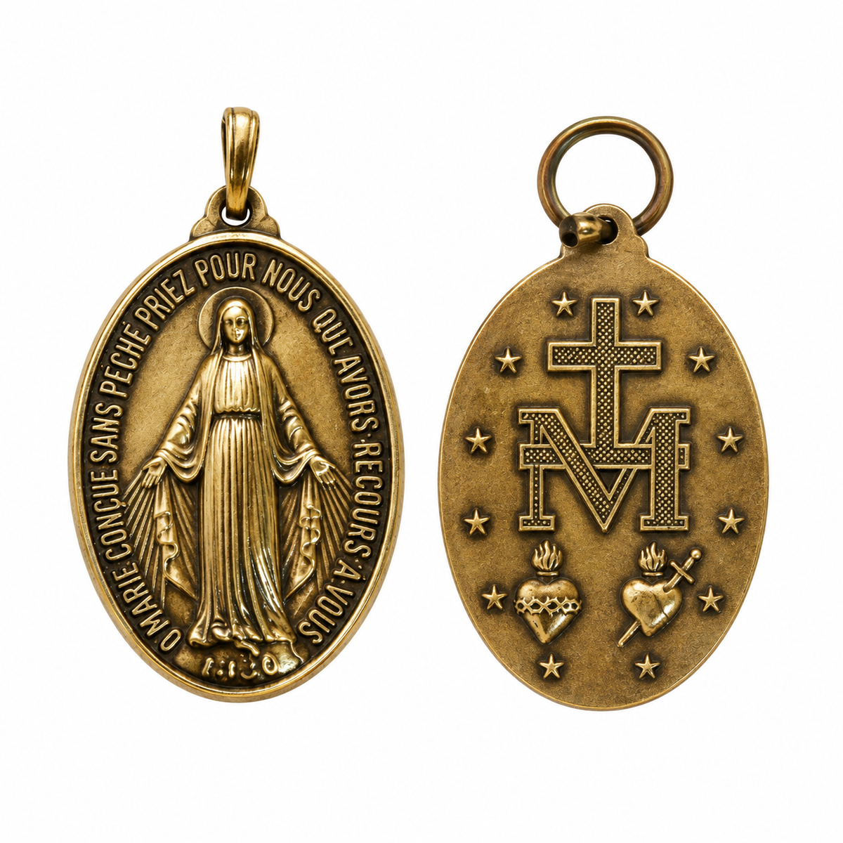 Medalla Milagrosa Oro Antiguo.