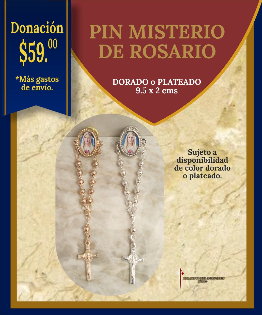 Pin Misterio de Rosario