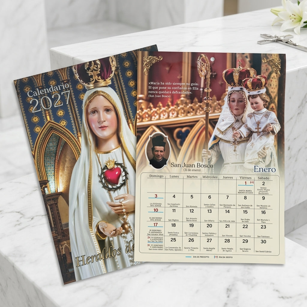 Calendario Heraldos del Evangelio México 2027